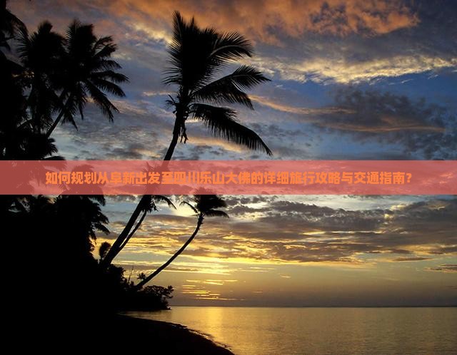 如何规划从阜新出发至四川乐山大佛的详细旅行攻略与交通指南？