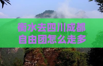 衡水去四川成都自由团