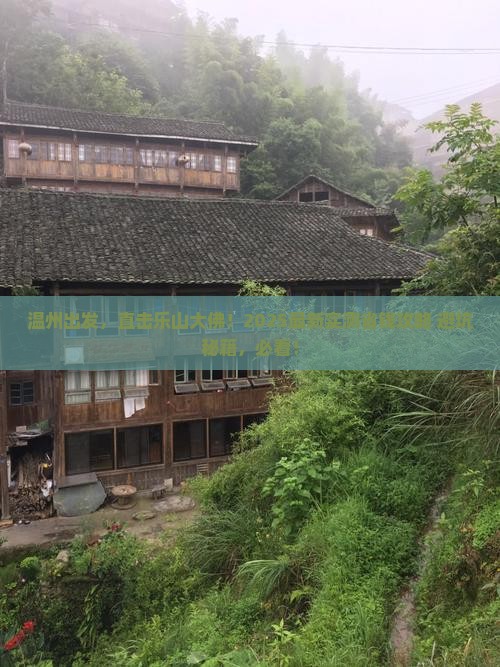 温州到四川乐山大佛景点