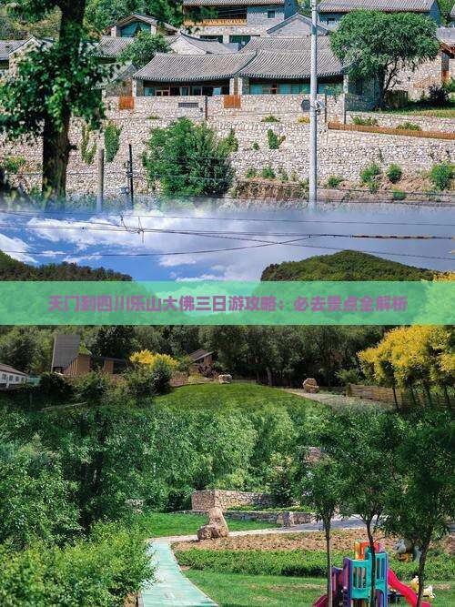 天门到四川乐山大佛三日游