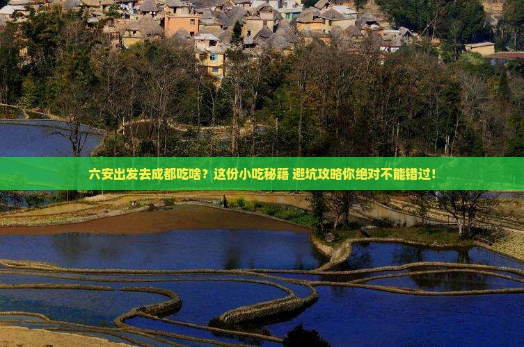 六安去四川成都旅游小吃