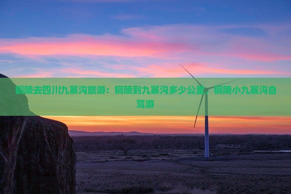 铜陵去四川九寨沟旅游
