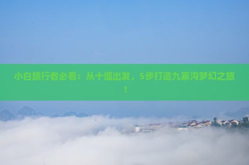 小白旅行者必看：从十堰出发，5步打造九寨沟梦幻之旅！