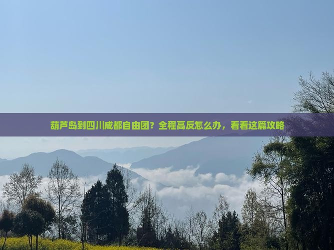 葫芦岛到四川成都自由团？全程高反怎么办，看看这篇攻略
