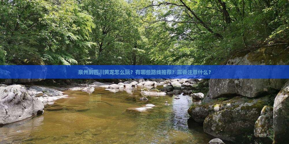 泉州到四川黄龙怎么玩？有哪些路线推荐？需要注意什么？