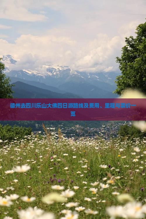 德州去四川乐山大佛四日游路线及费用、里程与票价一览