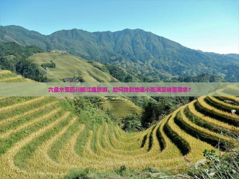 六盘水至四川都江堰旅游，如何找到地道小吃满足味蕾需求？