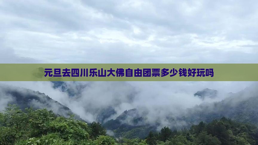 元旦去四川乐山大佛自由团