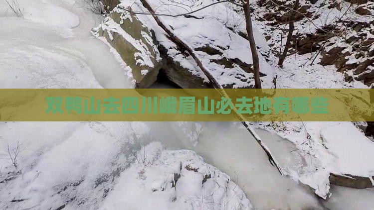 双鸭山去四川峨眉山必去地