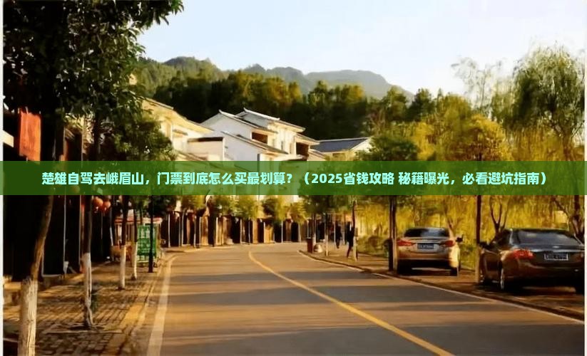 楚雄到四川峨眉山门票