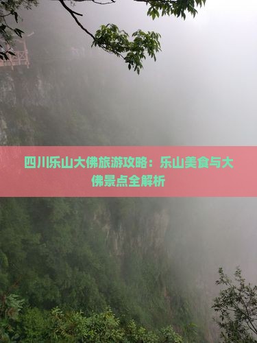 龙岩去四川乐山大佛旅游小吃
