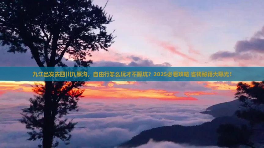 九江去四川九寨沟自由行