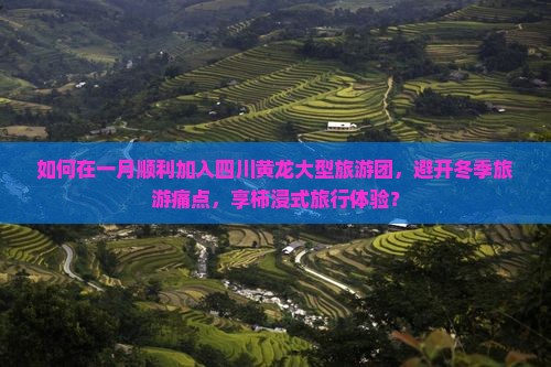 如何在一月顺利加入四川黄龙大型旅游团，避开冬季旅游痛点，享柿浸式旅行体验？