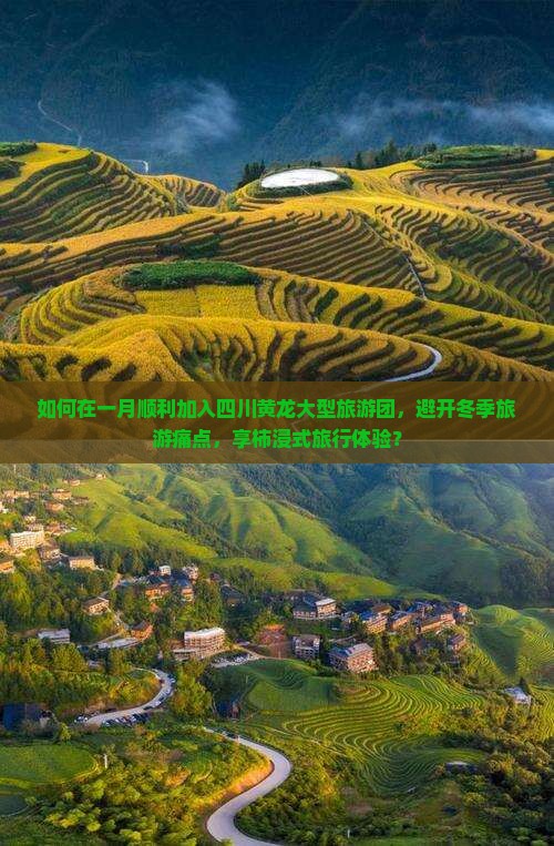 如何在一月顺利加入四川黄龙大型旅游团，避开冬季旅游痛点，享柿浸式旅行体验？