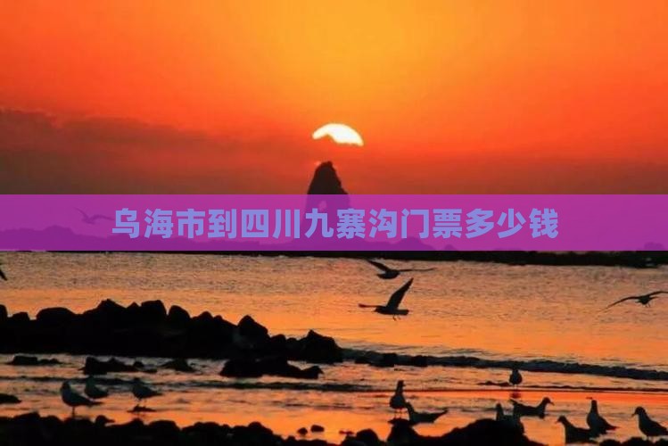 乌海市到四川九寨沟门票多少钱