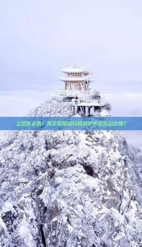 上班族必看！两天假期如何畅游泸州至乐山大佛？