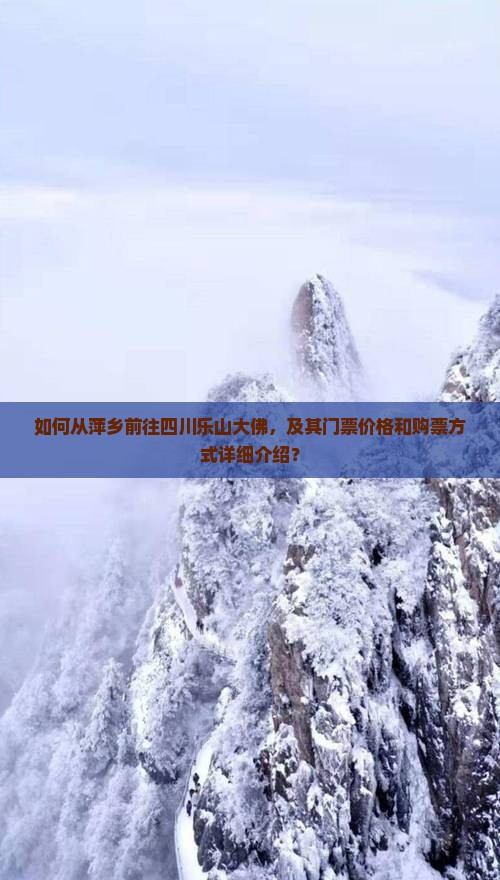 如何从萍乡前往四川乐山大佛，及其门票价格和购票方式详细介绍？