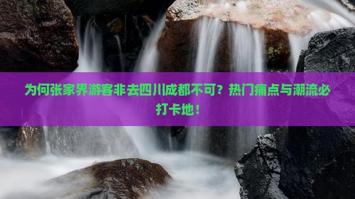 为何张家界游客非去四川成都不可？热门痛点与潮流必打卡地！