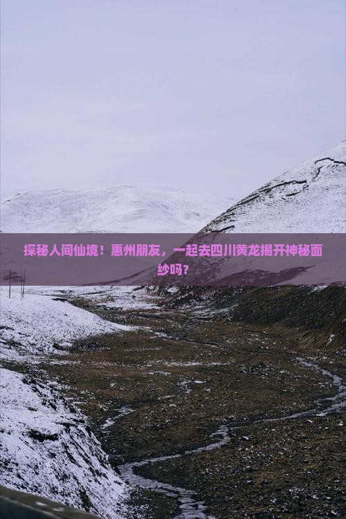 探秘人间仙境！惠州朋友，一起去四川黄龙揭开神秘面纱吗？