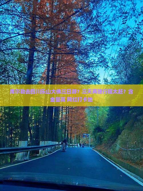 库尔勒去四川乐山大佛三日游？三天两晚行程太赶？含金量高+网红打卡地