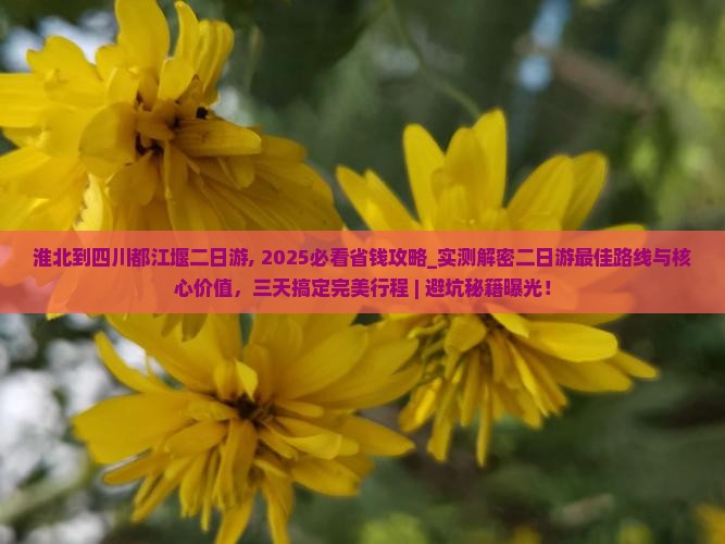 淮北到四川都江堰二日游