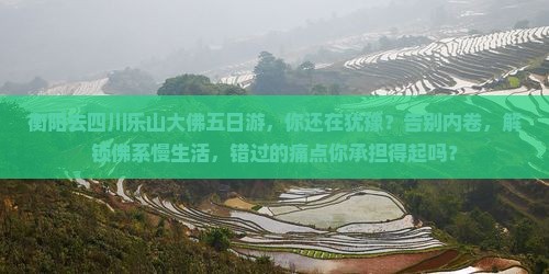 衡阳去四川乐山大佛五日游