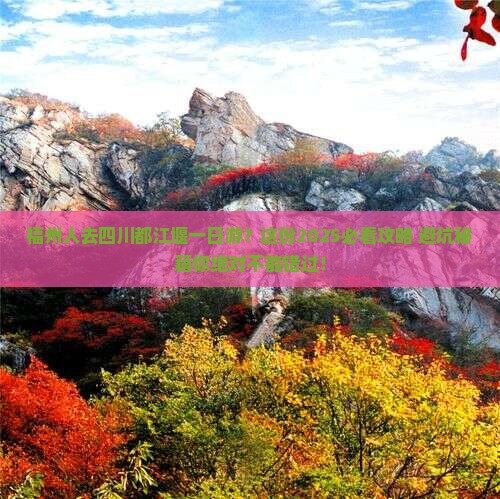 福州去四川都江堰一日