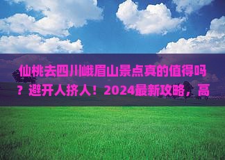 仙桃去四川峨眉山景点