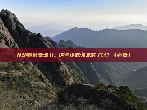 楚雄到四川青城山旅游小吃