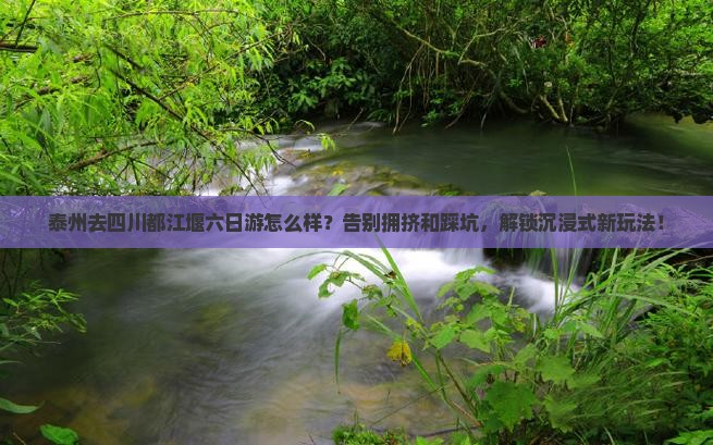 泰州去四川都江堰六日游