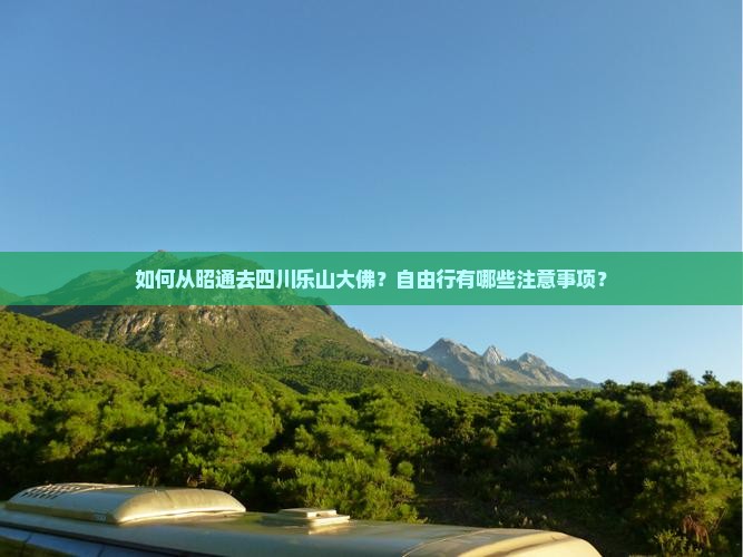 如何从昭通去四川乐山大佛？自由行有哪些注意事项？