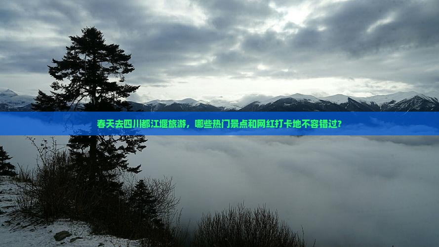 春天去四川都江堰旅游，哪些热门景点和网红打卡地不容错过？