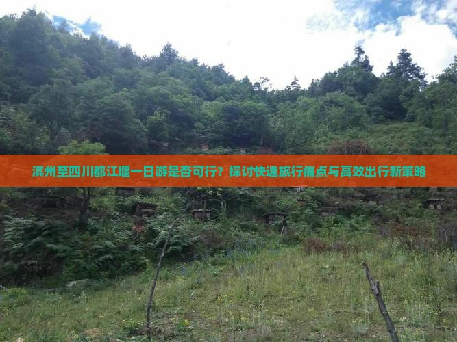 滨州至四川都江堰一日游是否可行？探讨快速旅行痛点与高效出行新策略