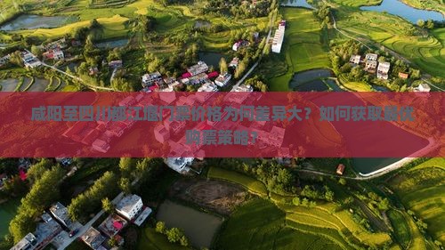 咸阳至四川都江堰门票价格为何差异大？如何获取最优购票策略？