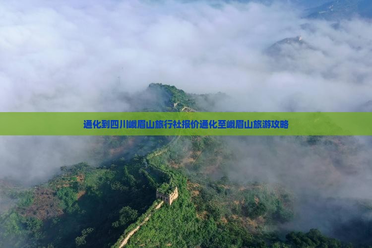 通化到四川峨眉山旅行社报价通化至峨眉山旅游攻略