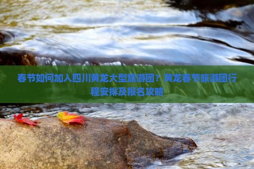 春节如何加入四川黄龙大型旅游团？黄龙春节旅游团行程安排及报名攻略