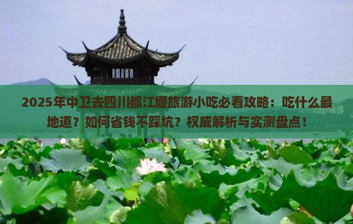 中卫去四川都江堰旅游小吃