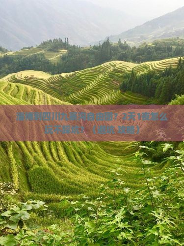 淄博到四川九寨沟自由团