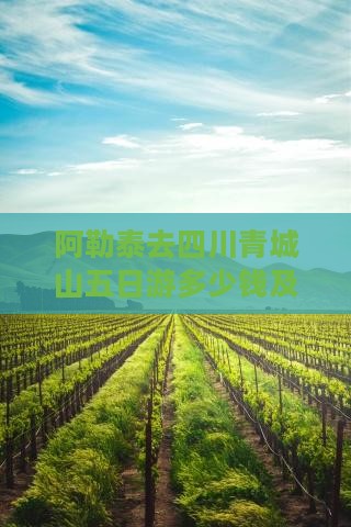 阿勒泰去四川青城山五日游