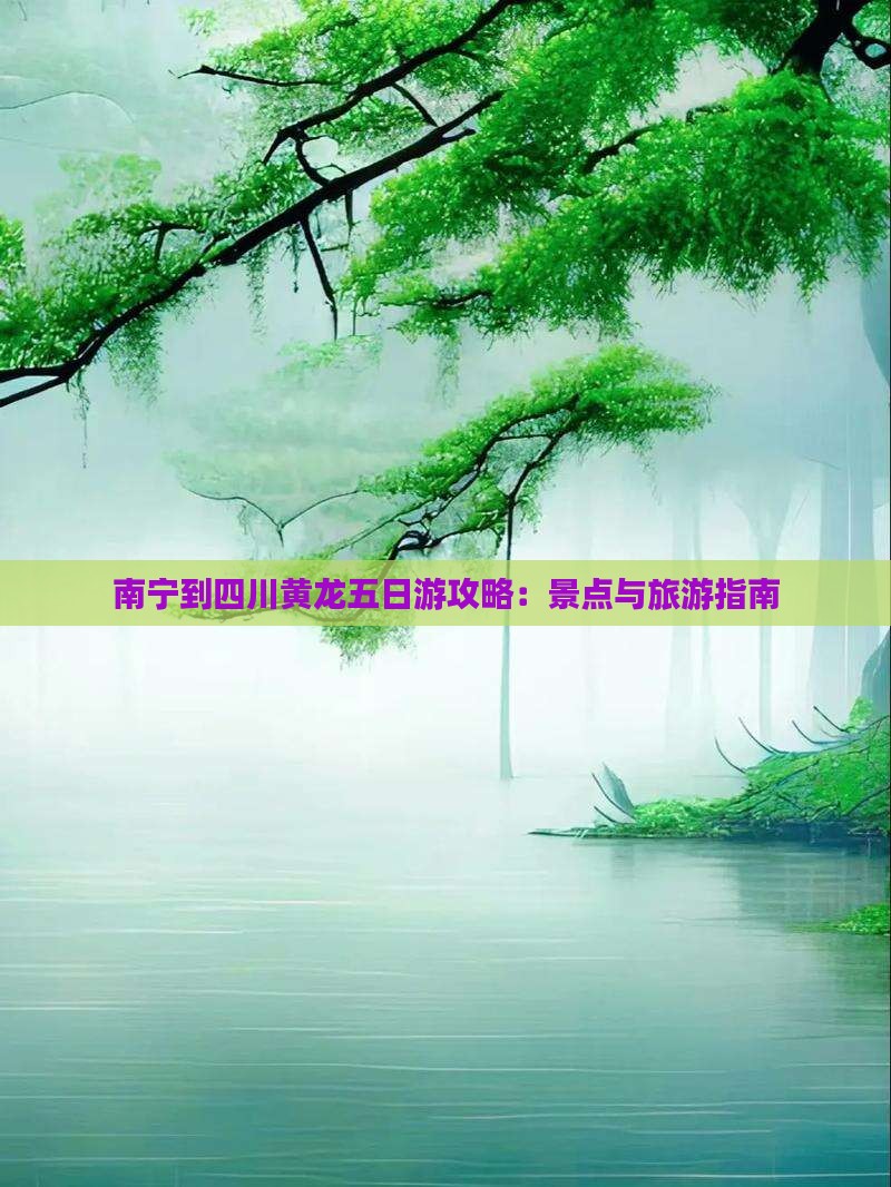 南宁到四川黄龙五日游 南宁到四川黄龙五日游
