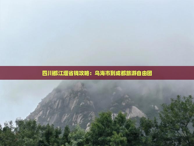 乌海市到四川都江堰自由团