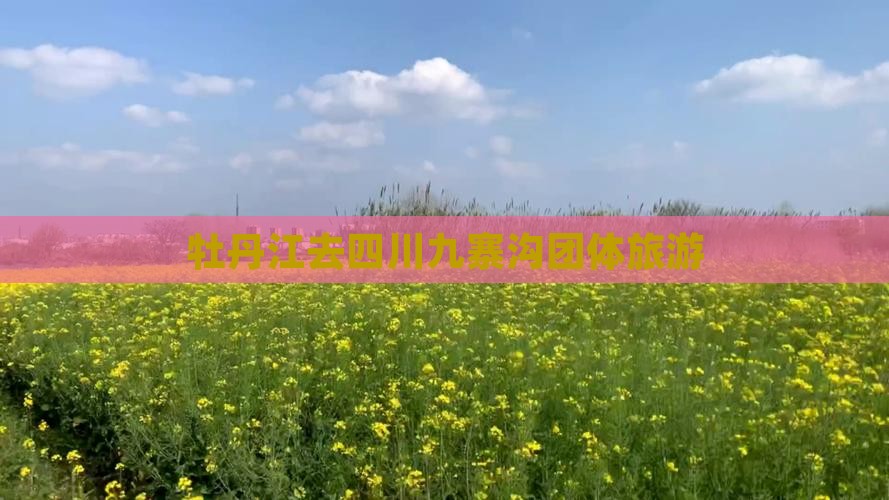 牡丹江去四川九寨沟团体旅游