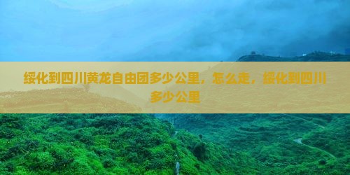 绥化到四川黄龙自由团