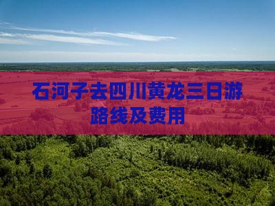 石河子去四川黄龙三日游