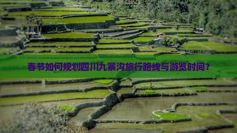 春节如何规划四川九寨沟旅行路线与游览时间？