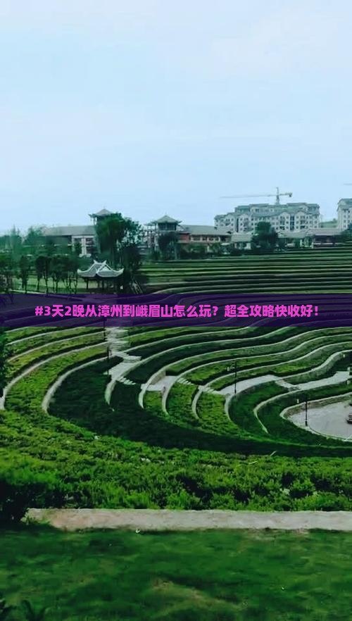 漳州去四川峨眉山二日游