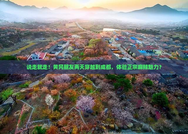 黄冈到四川成都二日游