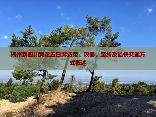梅州到四川黄龙五日游