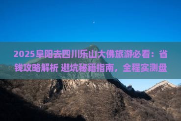 阜阳去四川乐山大佛旅游