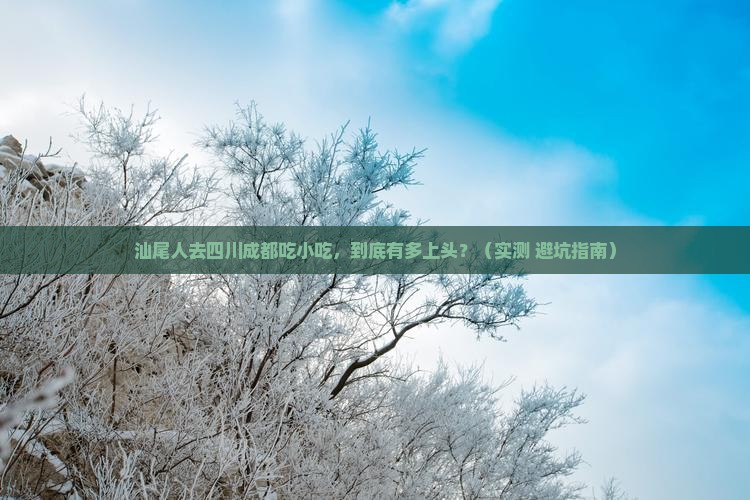 汕尾去四川成都旅游小吃